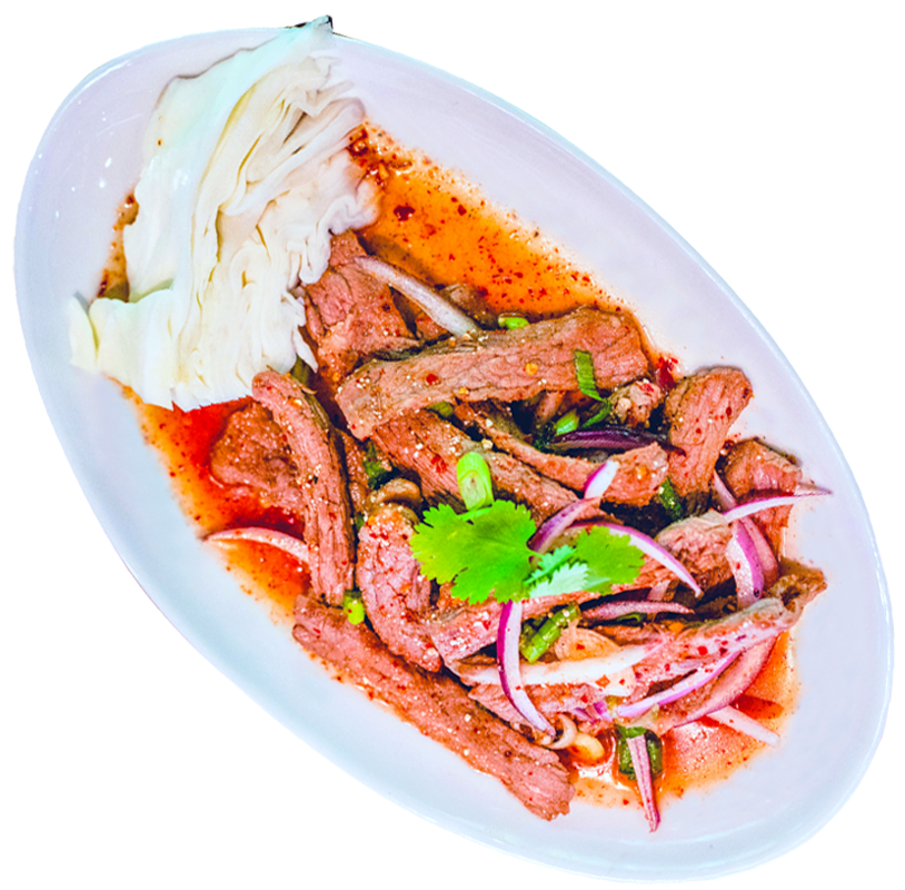 The Baht Restaurant Gatlinburg Neua Nam Tok — Beef Salad