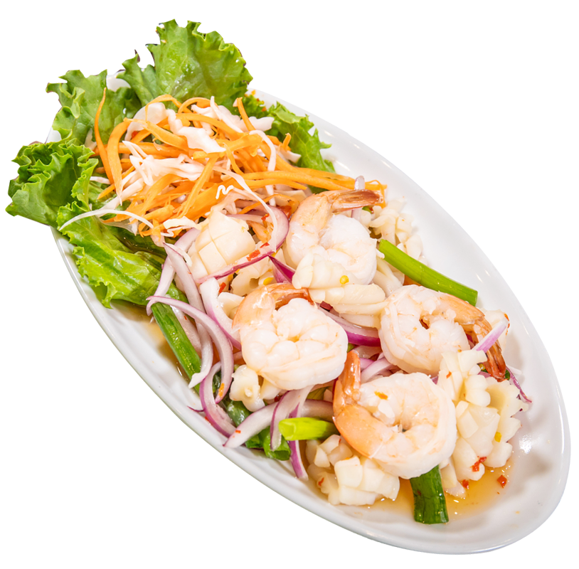 The Baht Restaurant Gatlinburg Shrimp and Calamari Herb Salad