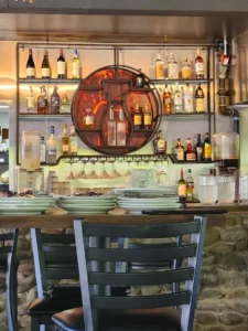 The Baht Medellin bar area with authentic Thai ambiance