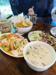 Thai curry dish at The Baht Medellin restaurant